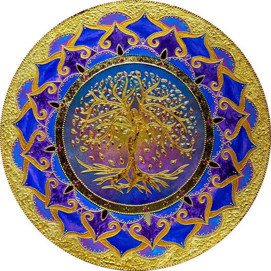 Mandala “Aurelia Vitae” (Golden Tree of Eternal Flow)