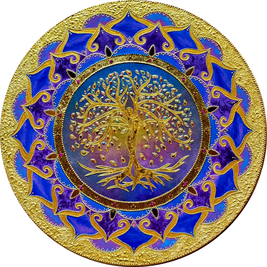 Mandala “Aurelia Vitae” (Golden Tree of Eternal Flow)